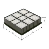 BOSCH 1 457 433 969 Luftfilter