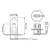 BOSCH 1 987 301 006 Glühlampe, Fernscheinwerfer