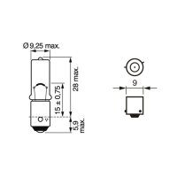 BOSCH 1 987 301 035 Glühlampe, Blinkleuchte