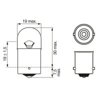 BOSCH 1 987 301 058 Glühlampe, Blinkleuchte