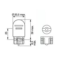 BOSCH 1 987 301 079 Glühlampe, Blinkleuchte