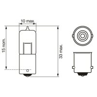 BOSCH 1 987 302 233 Glühlampe