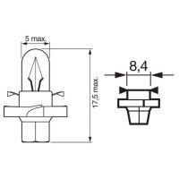 BOSCH 1 987 302 236 Glühlampe