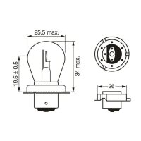 BOSCH 1 987 302 606 Glühlampe