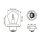 BOSCH 1 987 302 606 Glühlampe
