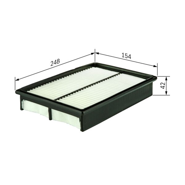 BOSCH 1 987 429 137 Luftfilter