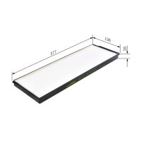 BOSCH 1 987 431 172 Filter, Innenraumluft