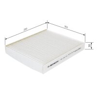 BOSCH 1 987 432 075 Filter, Innenraumluft