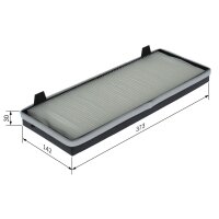 BOSCH 1 987 432 100 Filter, Innenraumluft