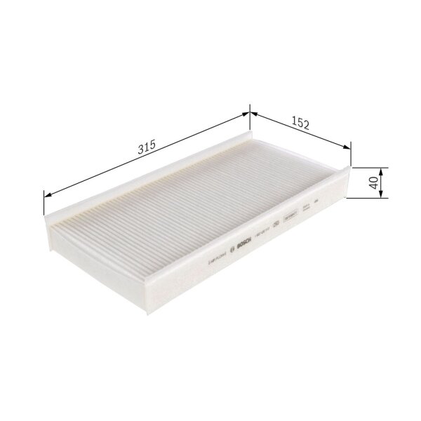 BOSCH 1 987 432 112 Filter, Innenraumluft