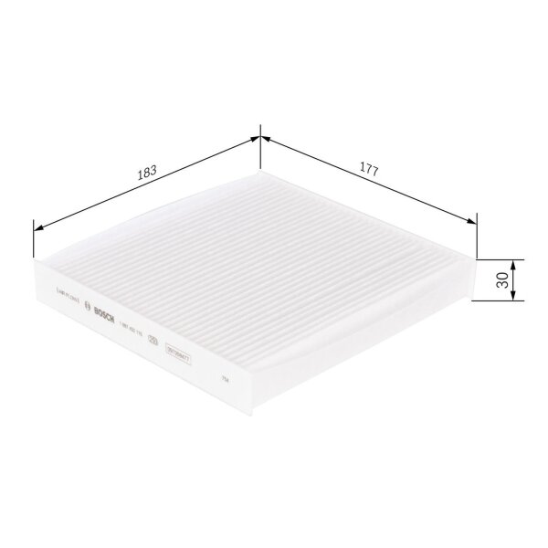 BOSCH 1 987 432 115 Filter, Innenraumluft