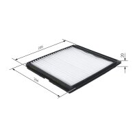 BOSCH 1 987 432 119 Filter, Innenraumluft
