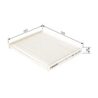 BOSCH 1 987 432 148 Filter, Innenraumluft