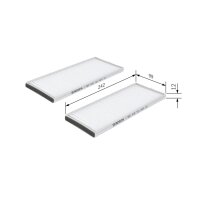 BOSCH 1 987 432 161 Filter, Innenraumluft