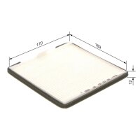 BOSCH 1 987 432 164 Filter, Innenraumluft