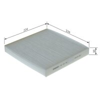 BOSCH 1 987 432 166 Filter, Innenraumluft