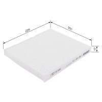 BOSCH 1 987 432 170 Filter, Innenraumluft