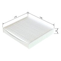 BOSCH 1 987 432 173 Filter, Innenraumluft