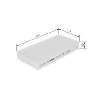 BOSCH 1 987 432 184 Filter, Innenraumluft