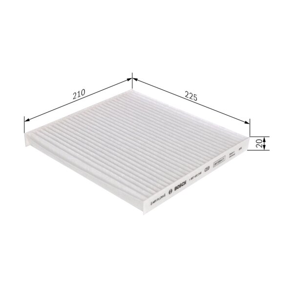 BOSCH 1 987 432 246 Filter, Innenraumluft