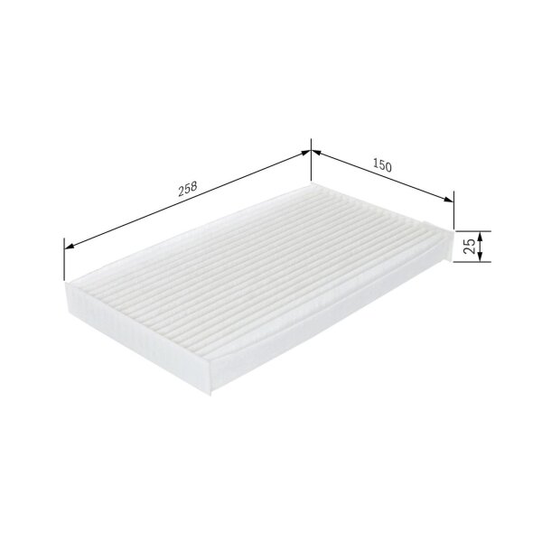 BOSCH 1 987 432 267 Filter, Innenraumluft