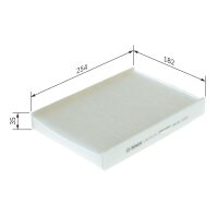 BOSCH 1 987 432 272 Filter, Innenraumluft