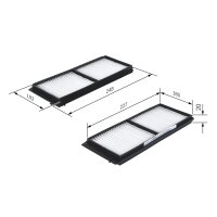 BOSCH 1 987 432 275 Filter, Innenraumluft