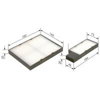 BOSCH 1 987 432 276 Filter, Innenraumluft
