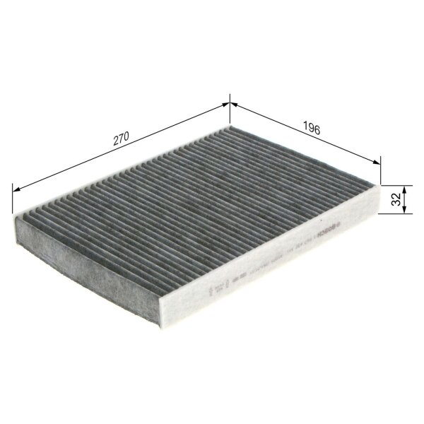 BOSCH 1 987 432 311 Filter, Innenraumluft