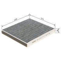 BOSCH 1 987 432 319 Filter, Innenraumluft