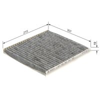 BOSCH 1 987 432 320 Filter, Innenraumluft