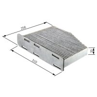 Innenraumfilter BOSCH 1987432381 Aktivkohle Pollenfilter - 1 Stück