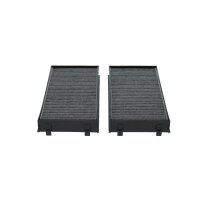 Innenraumfilter BOSCH 1 987 432 419 Aktivkohle 292x143x34mm - 2 Stück