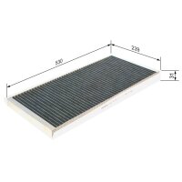 BOSCH 1 987 432 425 Filter, Innenraumluft