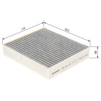 BOSCH 1 987 432 434 Filter, Innenraumluft
