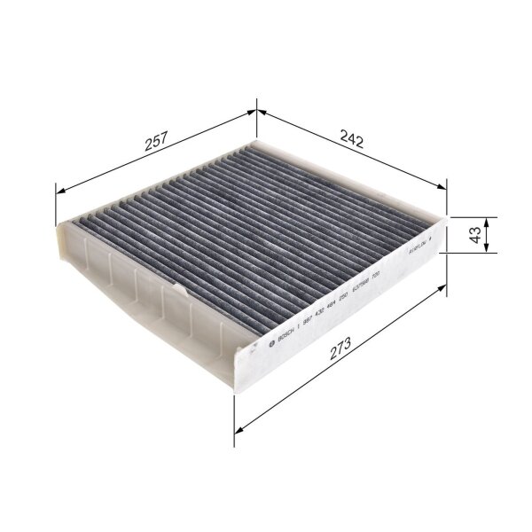 BOSCH 1 987 432 464 Filter, Innenraumluft