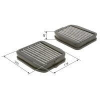 BOSCH 1 987 432 512 Filter, Innenraumluft