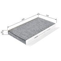 BOSCH 1 987 432 535 Filter, Innenraumluft