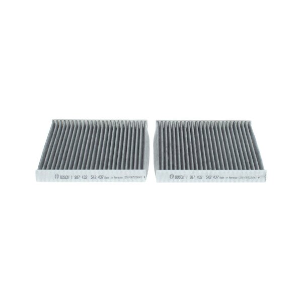 Innenraumfilter BOSCH 1 987 432 542 Aktivkohlefilter - 2 Stück