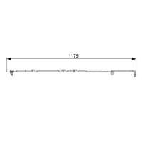 BOSCH 1 987 473 032 Warnkontakt, Bremsbelagverschleiß