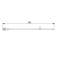 BOSCH 1 987 473 034 Warnkontakt, Bremsbelagverschleiß