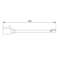 BOSCH 1 987 474 566 Warnkontakt, Bremsbelagverschleiß