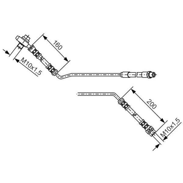BOSCH 1 987 476 055 Bremsschlauch