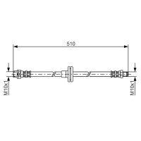 BOSCH 1 987 476 056 Bremsschlauch