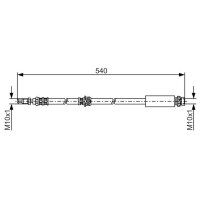 BOSCH 1 987 476 057 Bremsschlauch