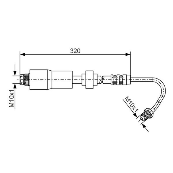 BOSCH 1 987 476 065 Bremsschlauch