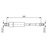 BOSCH 1 987 476 074 Bremsschlauch