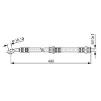 BOSCH 1 987 476 076 Bremsschlauch