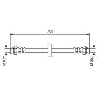 BOSCH 1 987 476 092 Bremsschlauch
