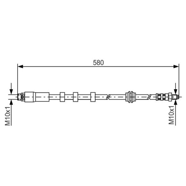 BOSCH 1 987 476 093 Bremsschlauch